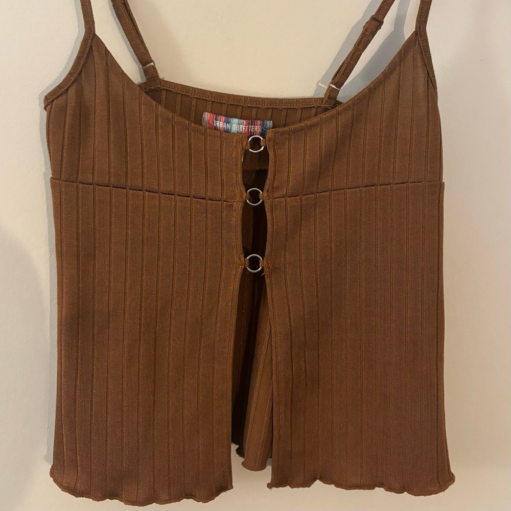 Urban outfitters brown going out top